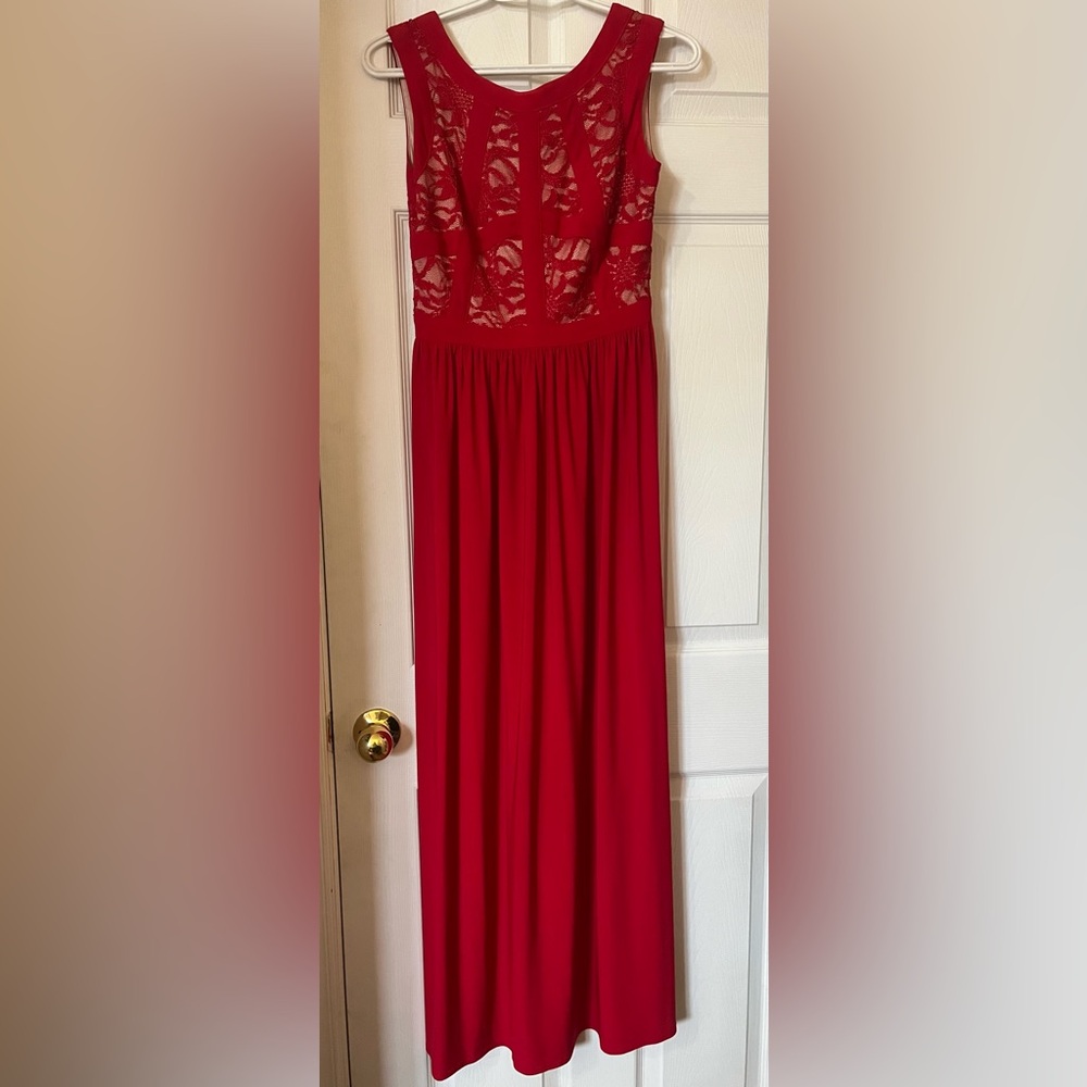 Elegant Red Women's Dress
